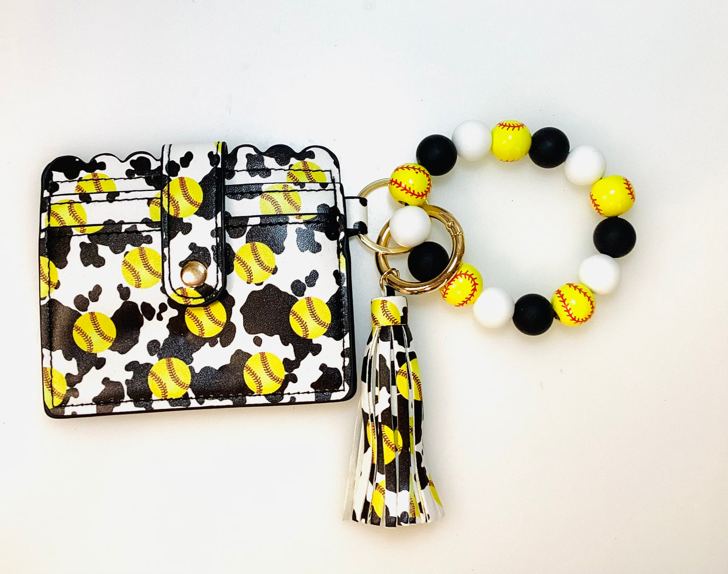Sports Wallet and Beaded Wristlet