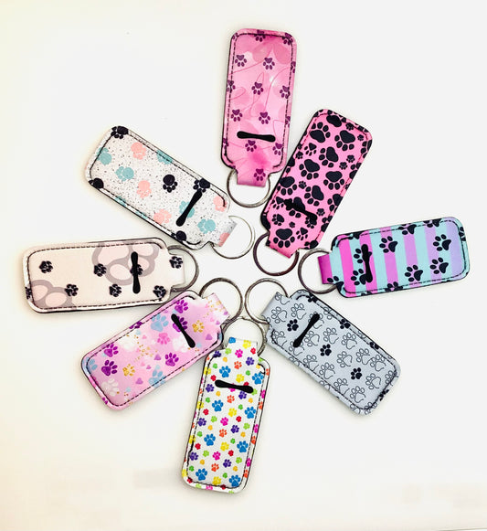 Paw Print Chapstick Holder