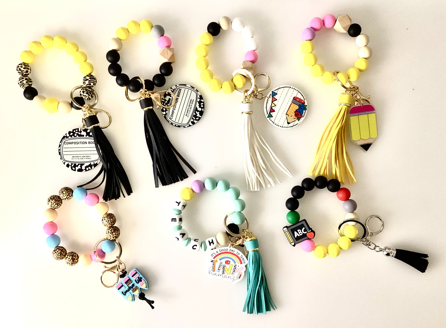 Teacher Beaded Wristlet